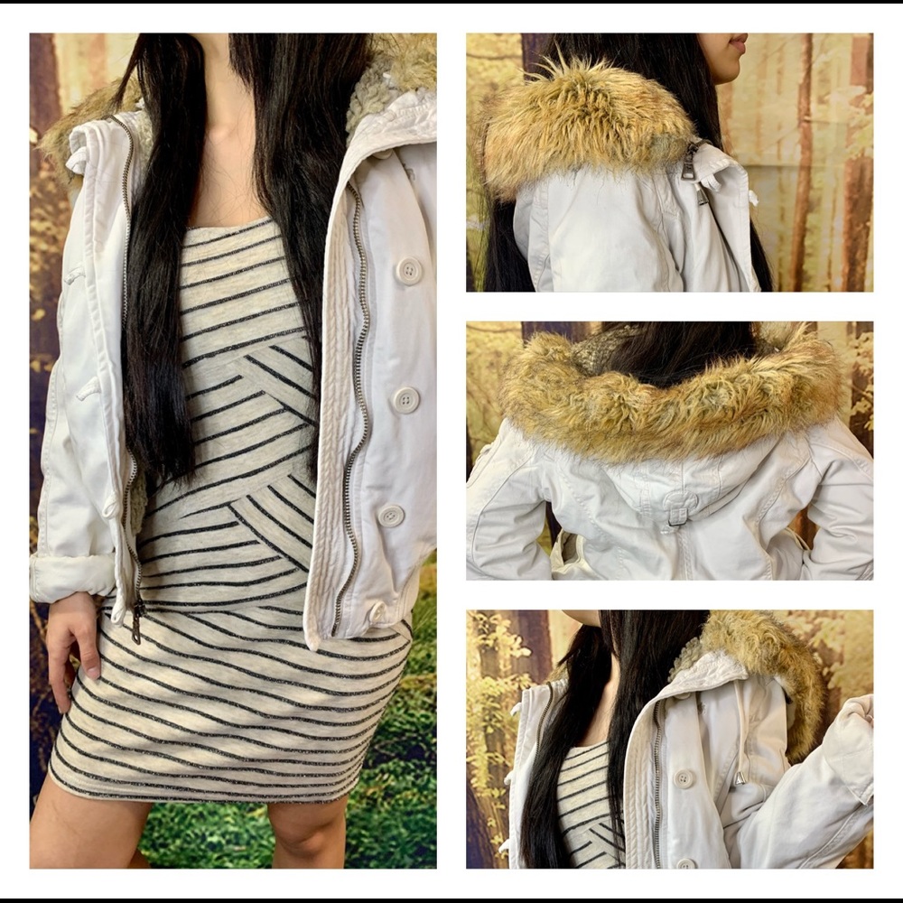 Abercrombie and Fitch Fur Coat